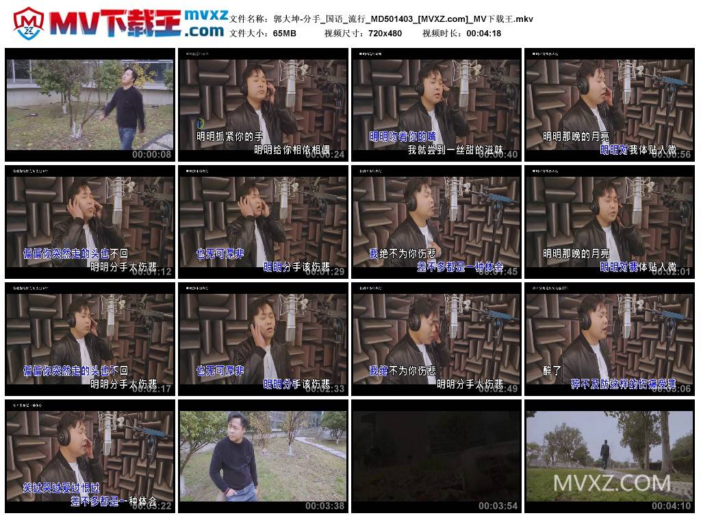 郭大坤-分手_国语_流行_MD501403
